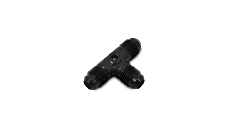 Vibrant -8AN to -8AN Male Tee Adapter Fitting with 1/8in NPT Port Vibrant Fittings  AXOPROS