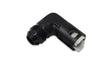 Vibrant 90 Degree Aluminum AN to Female Quick Connect -6AN - 0.3125in Hose Size Vibrant Aluminum Tubing  AXOPROS