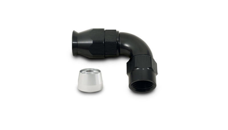 Vibrant 90 Degree High Flow Hose End Fitting for PTFE Lined Hose -16AN Vibrant Fittings  AXOPROS