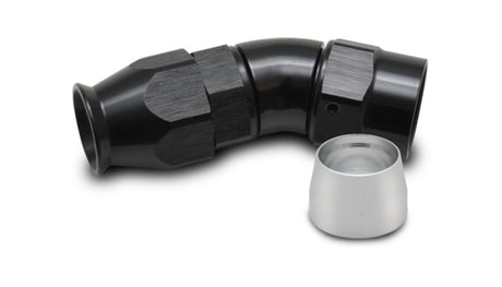 Vibrant Aluminum 30 Degree One Piece Hose End for PTFE Lined Hose (Size -12AN) Vibrant Fittings  AXOPROS