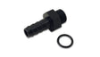 Vibrant Aluminum Male -6AN ORB to 1/8in Barb w/O-Ring - Anodized Black Vibrant Fittings  AXOPROS