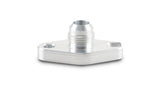 Vibrant Aluminum Oil Drain Flange (w/Crowfoot) -10AN Male Flare 2.060in Bolt Hole (Garrett GT6041) Vibrant Flanges  AXOPROS