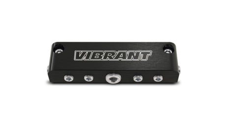 Vibrant Aluminum Vacuum Manifold (new design) - Black Vibrant Fittings  AXOPROS