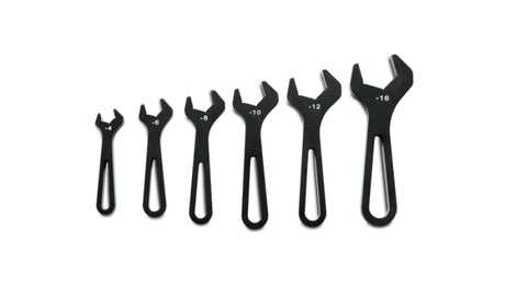 Vibrant Aluminum Wrench Set Set of 6 (AN-4 to AN-16) Vibrant Tools  AXOPROS