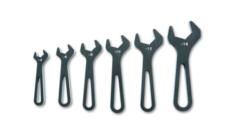 Vibrant Aluminum Wrench Set Set of 6 (AN-4 to AN-16) Vibrant Tools  AXOPROS