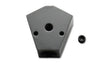Vibrant Billet Aluminum Y-Block Fitting with 1/8in NPT Port - 1/2in NPT x 1/2in NPT x 1/2in NPT Vibrant Fittings  AXOPROS