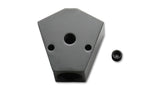 Vibrant Billet Aluminum Y-Block Fitting with 1/8in NPT Port - 1/2in NPT x 1/2in NPT x 1/2in NPT Vibrant Fittings  AXOPROS