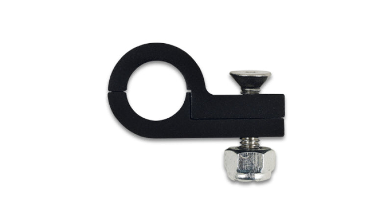 Vibrant Billet P-Clamp 1/2in ID - Anodized Black Vibrant Clamps  AXOPROS