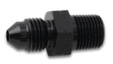Vibrant BSPT Adapter Fitting -8 AN to 3/8in -19 Vibrant Fittings  AXOPROS