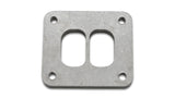 Vibrant Divided Turbo Inlet Flange for Borg Warner S-Series Divided T4 - 304 Stainless Steel Vibrant Flanges  AXOPROS
