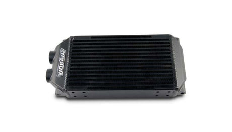 Vibrant Double Pass Oil Cooler Assembly 6in x 10in x 2in Vibrant Oil Coolers  AXOPROS