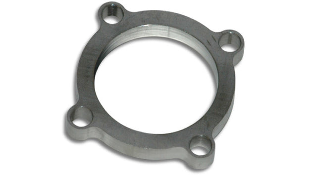 Vibrant GT series / T3 Turbo Discharge Flange (4 Bolt) with 2.5in Inlet I.D. T304 SS 1/2in Thick Vibrant Flanges  AXOPROS