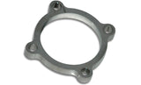 Vibrant GT series / T3 Turbo Discharge Flange (4 Bolt) with 3in Inlet I.D. T304 SS 1/2in Thick Vibrant Flanges  AXOPROS