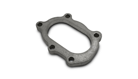 Vibrant GT25R / GT28R Discharge Flange with Oval Outlet (5 Bolt) Mild Steel 1/2in Thick Vibrant Flanges  AXOPROS