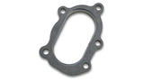 Vibrant GT25R / GT28R Discharge Flange with Oval Outlet (5 Bolt) T304 SS 1/2in Thick Vibrant Flanges  AXOPROS