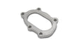 Vibrant GT25R / GT28R Discharge Flange with Oval Outlet (5 Bolt) T304 SS 1/2in Thick Vibrant Flanges  AXOPROS
