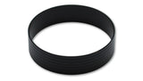 Vibrant HD Aluminum Union Sleeve for 2in OD Tubing - Hard Anodized Black Vibrant Clamps  AXOPROS