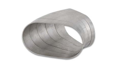 Vibrant Horizontal 304 SS Nominal 3 in. Oval / 3.75 in. Centerline Radius, 9 degree/cut -Set of 5 Vibrant Steel Tubing  AXOPROS