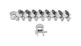 Vibrant Inj Style Mini Hose Clamps 10-12mm clamping range Pack of 10 Zinc Plated Mild Steel Vibrant Clamps  AXOPROS