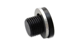 Vibrant M10 x 1.25 Metric Aluminum Port Plug with Crush Washer Vibrant Fittings  AXOPROS