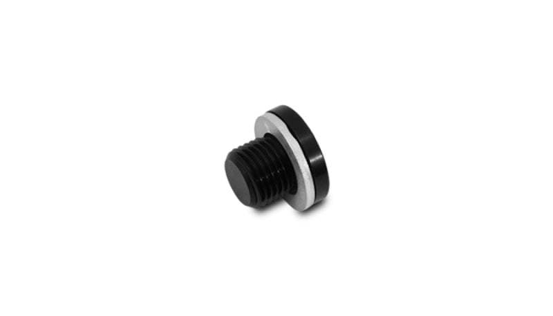 Vibrant M12 x 1.25 Metric Aluminum Port Plug with Crush Washer Vibrant Fittings  AXOPROS