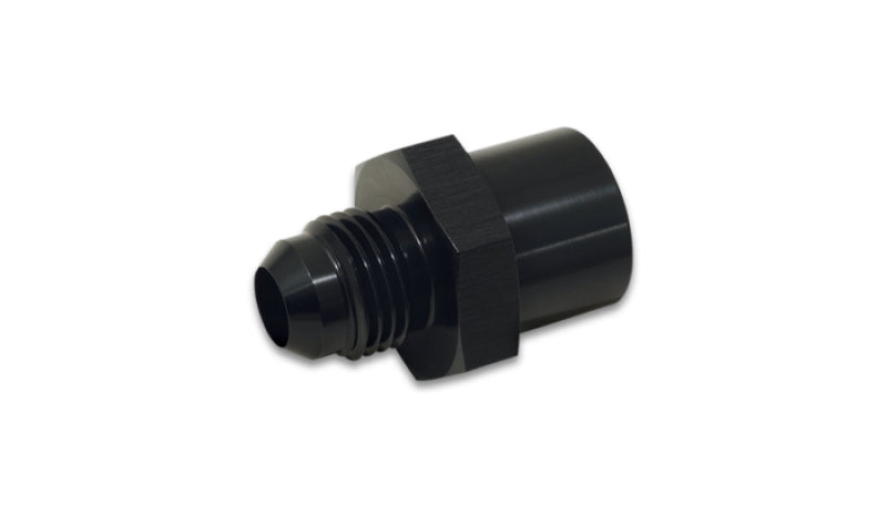 Vibrant M14 x 1.5 Female to -6AN Male Flare Adapter - Anodized Black Vibrant Fittings  AXOPROS