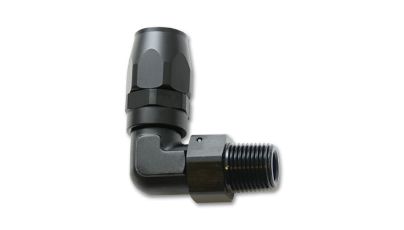 Vibrant Male NPT 90 Degree Hose End Fitting -10AN - 1/2 NPT Vibrant Fittings  AXOPROS