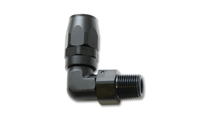 Vibrant Male NPT 90 Degree Hose End Fitting -6AN - 3/8 NPT Vibrant Fittings  AXOPROS