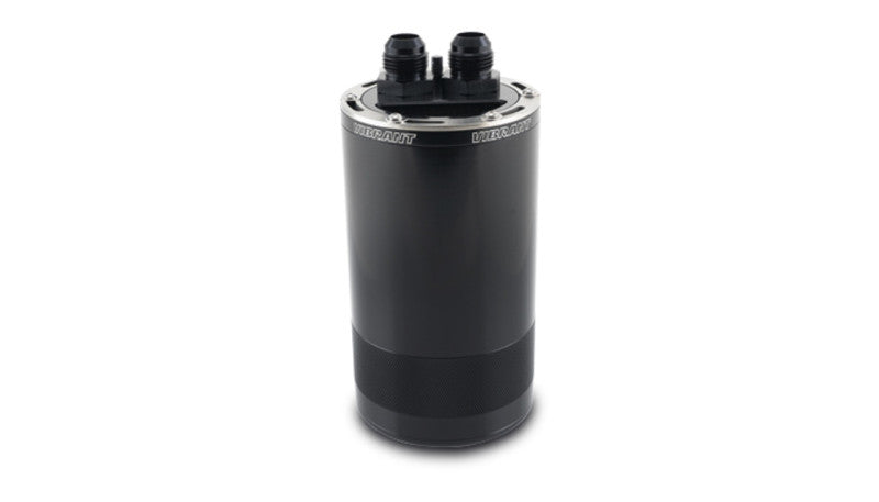 Vibrant Medium 1.5L 2-Port Catch Can Assembly Vibrant Oil Catch Cans  AXOPROS
