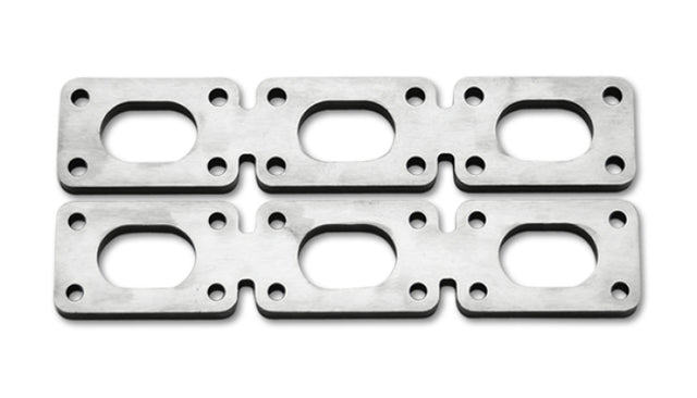 Vibrant Mild Steel Exh Manifold Flange for BMW E36/E46 platform motors (sold in pairs) 1/2in Thick Vibrant Flanges  AXOPROS