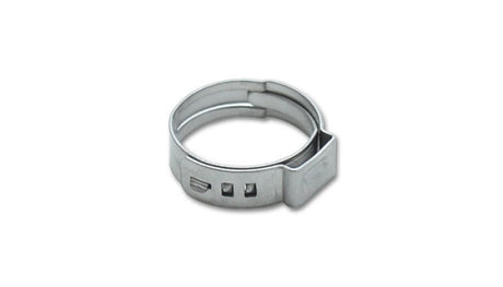 Vibrant One Ear Stepless Pinch Clamps 9.4-11.9mm clamping range (Pack of 10) SS 7mm band width Vibrant Clamps  AXOPROS