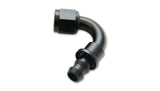 Vibrant Push-On 120 Degree Hose End Elbow Fitting - -10AN Vibrant Fittings  AXOPROS