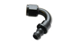 Vibrant Push-On 120 Degree Hose End Elbow Fitting - -8AN Vibrant Fittings  AXOPROS
