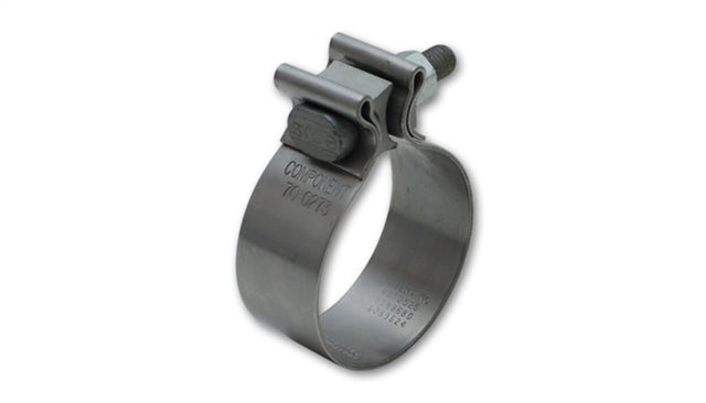 Vibrant SS Accuseal Exhaust Seal Clamp for 2in OD Tubing (1in wide band) Vibrant Clamps  AXOPROS