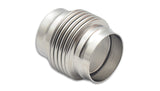 Vibrant SS Bellow Assembly w/ Solid Liner 3.5in ID x 4in overall L Electro Polished Vibrant Flanges  AXOPROS