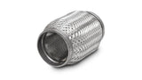 Vibrant SS Flex Coupling with Inner Braid Liner 2.5in inlet/outlet x 4in flex length Vibrant Flanges  AXOPROS