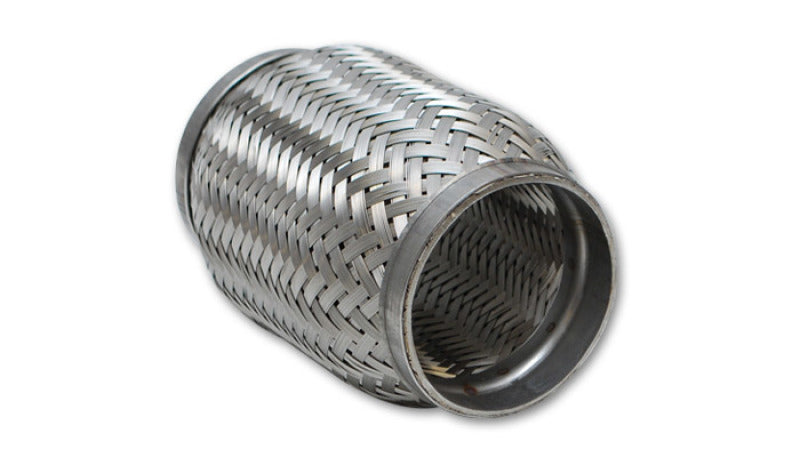 Vibrant SS Flex Coupling with Inner Braid Liner 2.5in inlet/outlet x 4in flex length Vibrant Flanges  AXOPROS