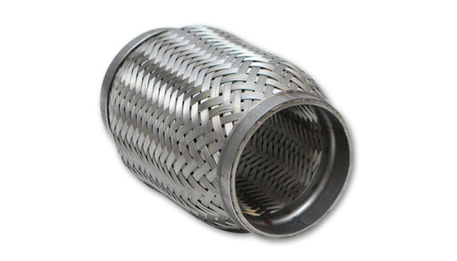 Vibrant SS Flex Coupling with Inner Braid Liner 2.5in inlet/outlet x 4in flex length Vibrant Flanges  AXOPROS