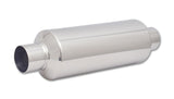 Vibrant SS Resonator (Standard Design) 2.5in inlet/outlet x 18in long w/ 5in OD resonator body Vibrant Resonators  AXOPROS