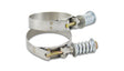 Vibrant SS T-Bolt Clamps Pack of 2 Size Range: 3.53in to 3.83in OD For use w/ 3.25in ID Coupling Vibrant Clamps  AXOPROS