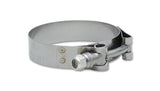 Vibrant SS T-Bolt Clamps Pack of 2 Size Range: 6.28in to 6.59in O.D. For use with 6in I.D. couplers Vibrant Clamps  AXOPROS