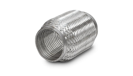 Vibrant SS Turbo FLEX Coupling w/Interlock Liner 1.5in Inlet/Outlet x 4in Long Vibrant Flanges  AXOPROS