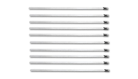 Vibrant Stainless Steel Cable Ties 14.5in Long (10 Cable Ties / Pack) Vibrant Clamps  AXOPROS
