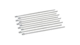 Vibrant Stainless Steel Cable Ties 14.5in Long (10 Cable Ties / Pack) Vibrant Clamps  AXOPROS