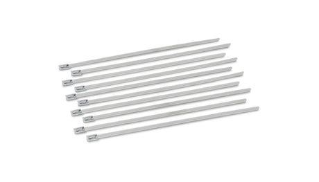 Vibrant Stainless Steel Cable Ties 14.5in Long (10 Cable Ties / Pack) Vibrant Clamps  AXOPROS