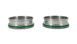 Vibrant Stainless Steel Weld Fitting w/ O-Rings for 3in OD Tubing Vibrant Bungs  AXOPROS