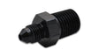 Vibrant Straight Adapter Fitting Size -3AN x 1/4in NPT Vibrant Fittings  AXOPROS