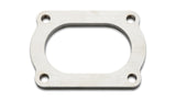 Vibrant T304 SS 4 Bolt Flange for 3in O.D. Oval tubing Vibrant Flanges  AXOPROS