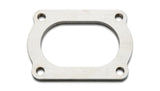 Vibrant T304 SS 4 Bolt Flange for 3in O.D. Oval tubing Vibrant Flanges  AXOPROS