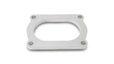 Vibrant T304 SS 4 Bolt Flange for 3in O.D. Oval tubing Vibrant Flanges  AXOPROS